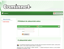 Tablet Screenshot of cominnet.kaza.cz